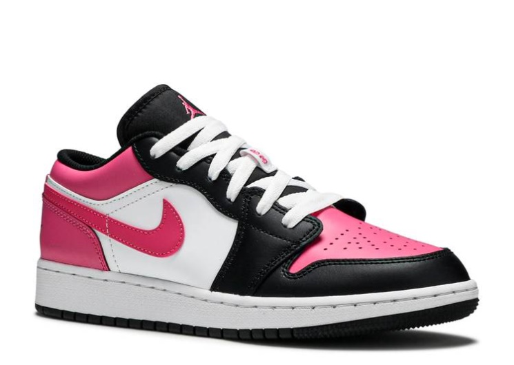 Air Jordan 1 Low Gs White/Pink Sicle/Black