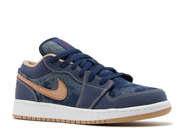 Air Jordan 1 Low Se Gs - Denim