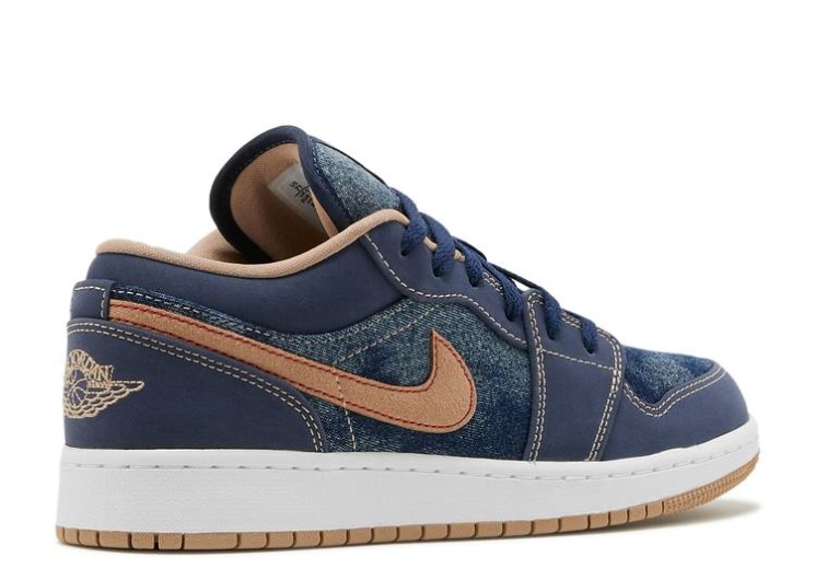 Air Jordan 1 Low Se Gs - Denim