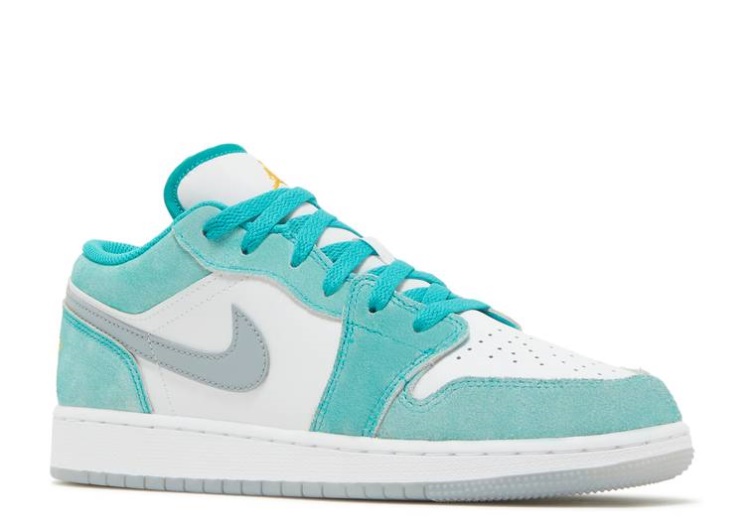 Air Jordan 1 Low Se Gs - New Emerald