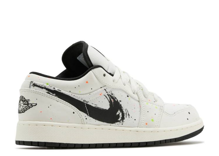 Air Jordan 1 Low Se Gs - Paint Splatter