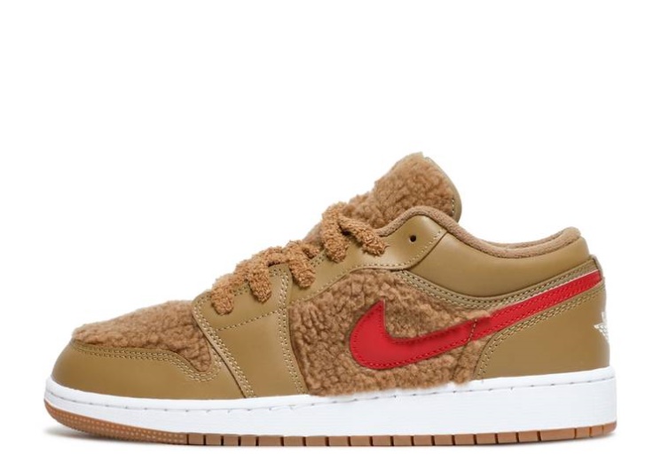 Air Jordan 1 Low Utility Gs - Teddy Bear