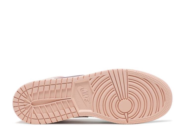 Air Jordan 1 Mid Gs - Crimson Tint