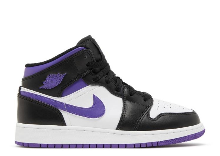 Air Jordan 1 Mid Gs - Dark Iris