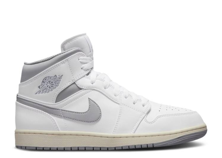 Air Jordan 1 Mid Gs - Neutral Grey