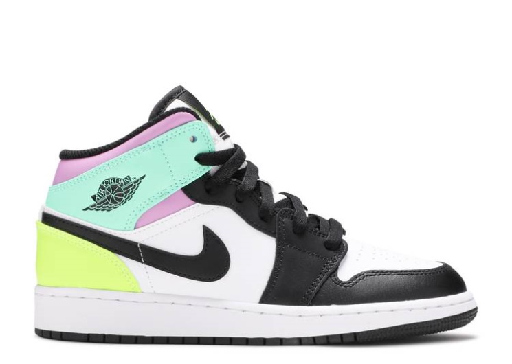 Air Jordan 1 Mid Gs - Pastel