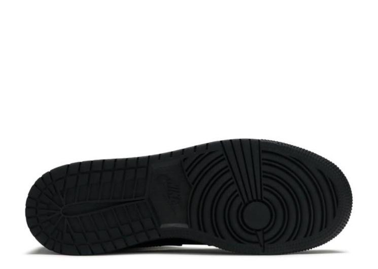 Air Jordan 1 Mid Gs - Triple Black 2020