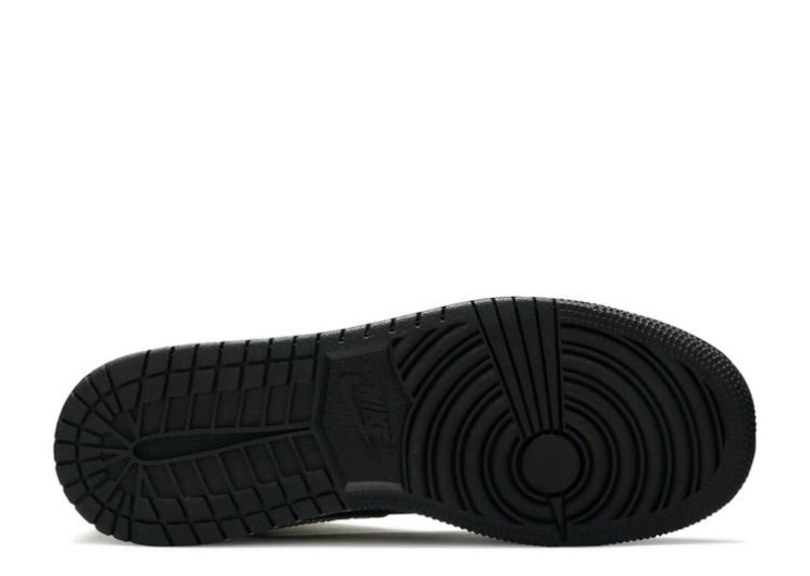 Air Jordan 1 Mid Gs - White Gold