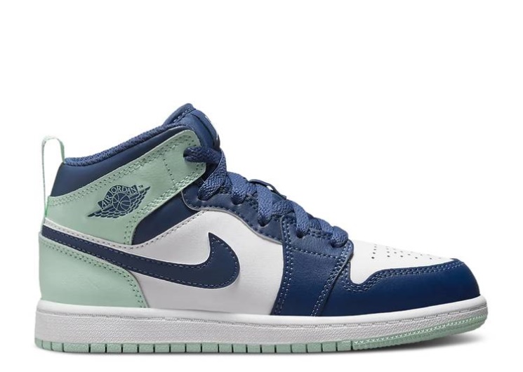 Air Jordan 1 Mid Ps - Blue Mint