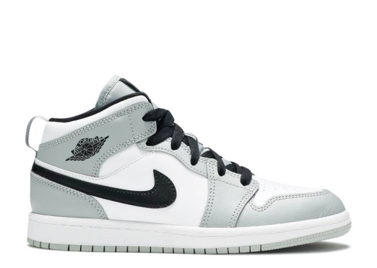 Air Jordan 1 Mid Ps Light Smoke Grey/Black/White