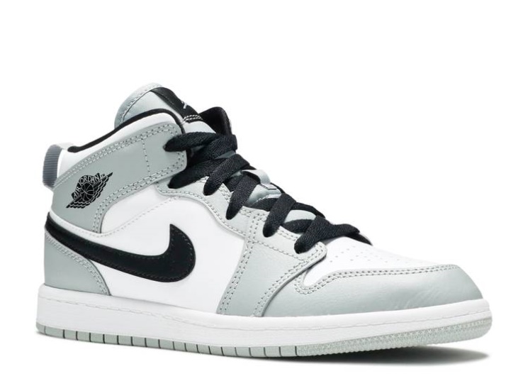 Air Jordan 1 Mid Ps Light Smoke Grey/Black/White