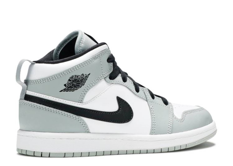 Air Jordan 1 Mid Ps Light Smoke Grey/Black/White