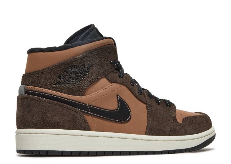 Air Jordan 1 Mid Se - Dark Chocolate
