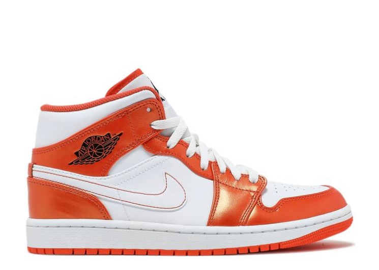 Air Jordan 1 Mid Se - Electro Orange