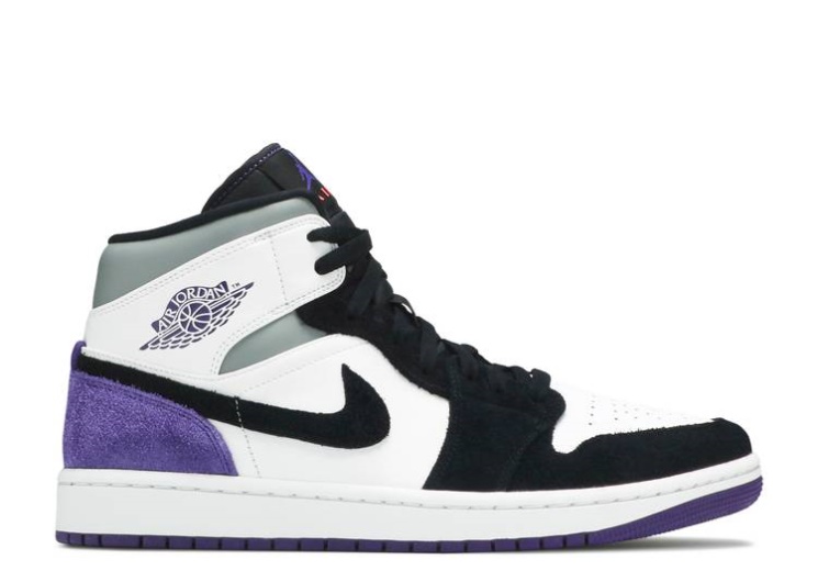 Air Jordan 1 Mid Se - Varsity Purple