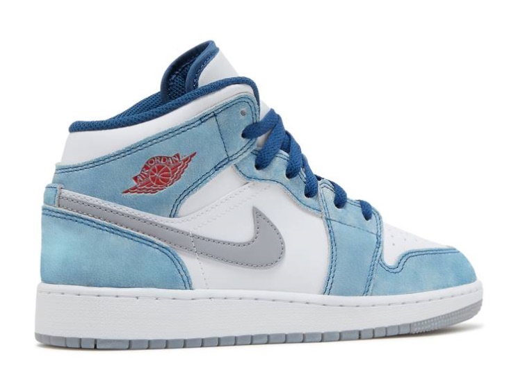 Air Jordan 1 Mid Se Gs - French Blue