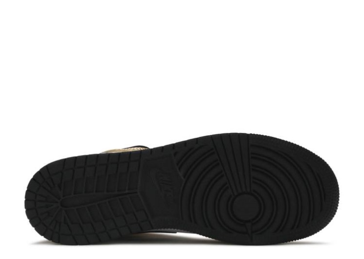 Air Jordan 1 Mid Se Gs - Metallic Gold