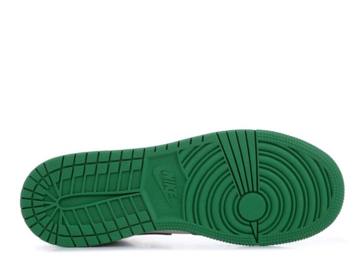 Air Jordan 1 Mid Se Gs - Pine Green
