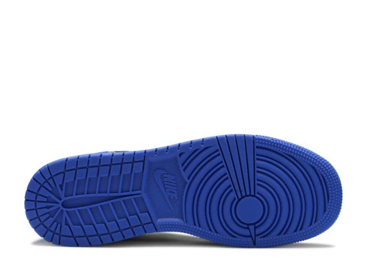 Air Jordan 1 Mid Se Gs - Royal Black Toe