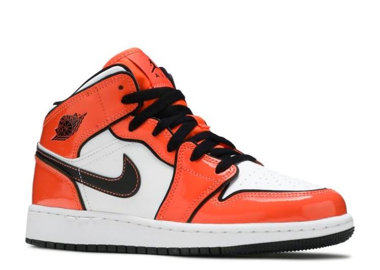 Air Jordan 1 Mid Se Gs - Turf Orange