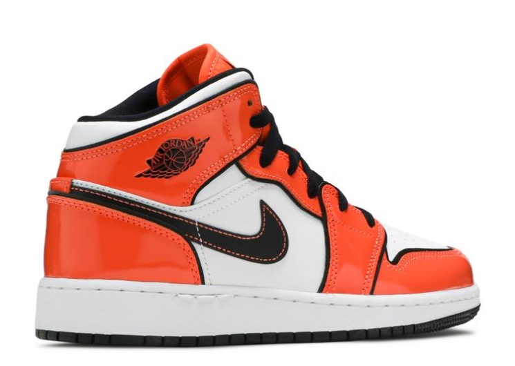 Air Jordan 1 Mid Se Gs - Turf Orange