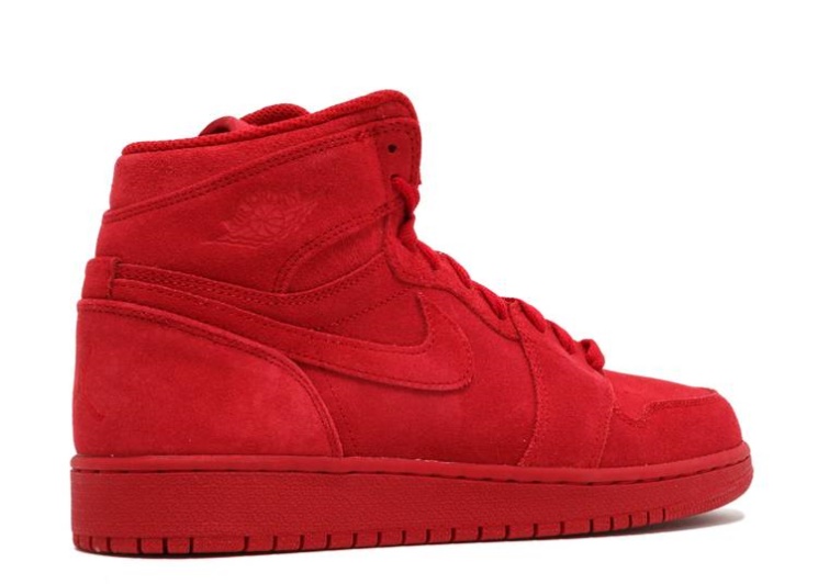Air Jordan 1 Retro High Bg - Red Suede