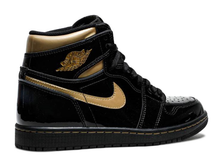 Air Jordan 1 Retro High Og - Black Metallic Gold