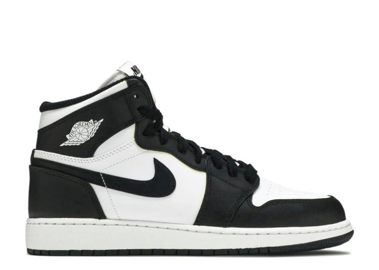 Air Jordan 1 Retro High Og Bg - Black White 2014