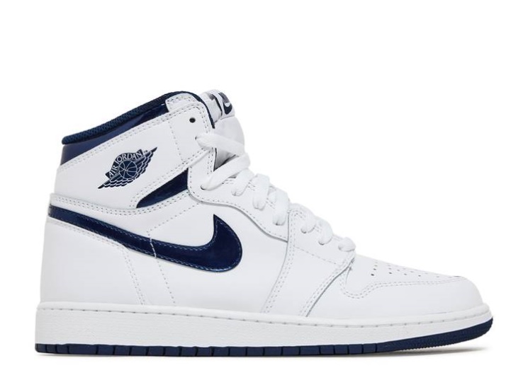 Air Jordan 1 Retro High Og Bg - Metallic Navy