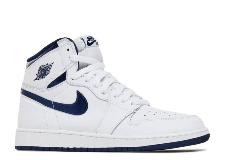 Air Jordan 1 Retro High Og Bg - Metallic Navy