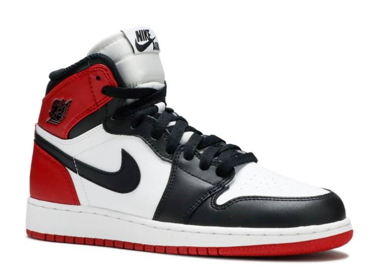 Air Jordan 1 Retro High Og Gs - Black Toe 2013