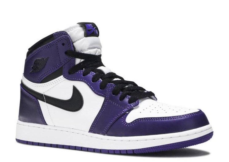 Air Jordan 1 Retro High Og Gs - Court Purple 20