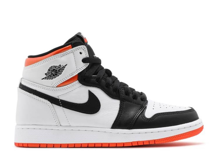 Air Jordan 1 Retro High Og Gs - Electro Orange