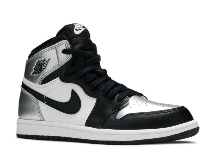 Air Jordan 1 Retro High Og Ps - Silver Toe