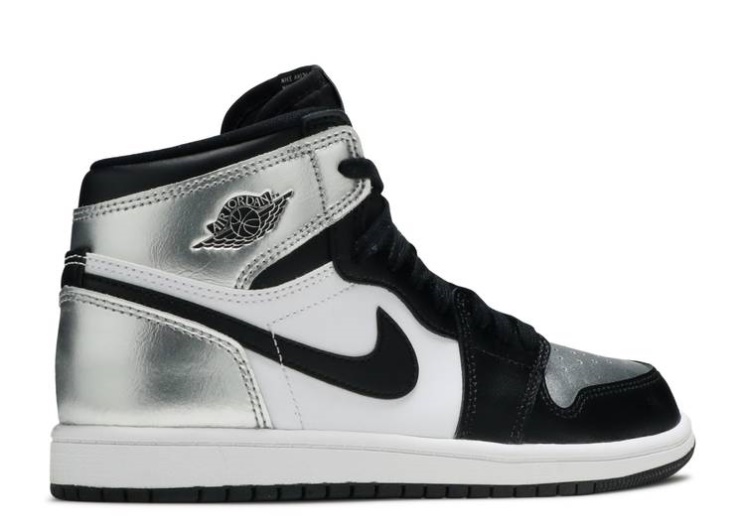 Air Jordan 1 Retro High Og Ps - Silver Toe