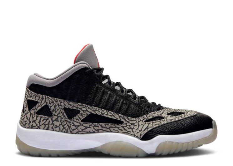 Air Jordan 11 Retro Low Ie - Black Cement