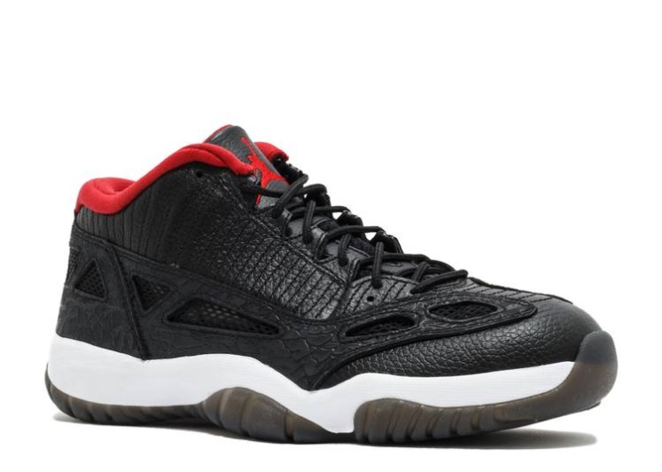 Air Jordan 11 Retro Low Ie - Black Charcoal Red 2011