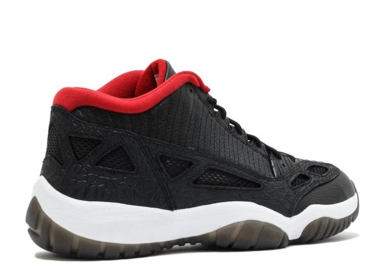 Air Jordan 11 Retro Low Ie - Black Charcoal Red 2011