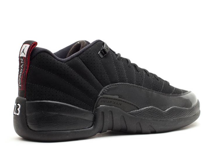 Air Jordan 12 Retro Low Gs Black/Varsity Red