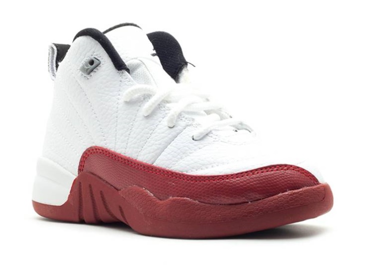 Air Jordan 12 Retro Ps - White Red