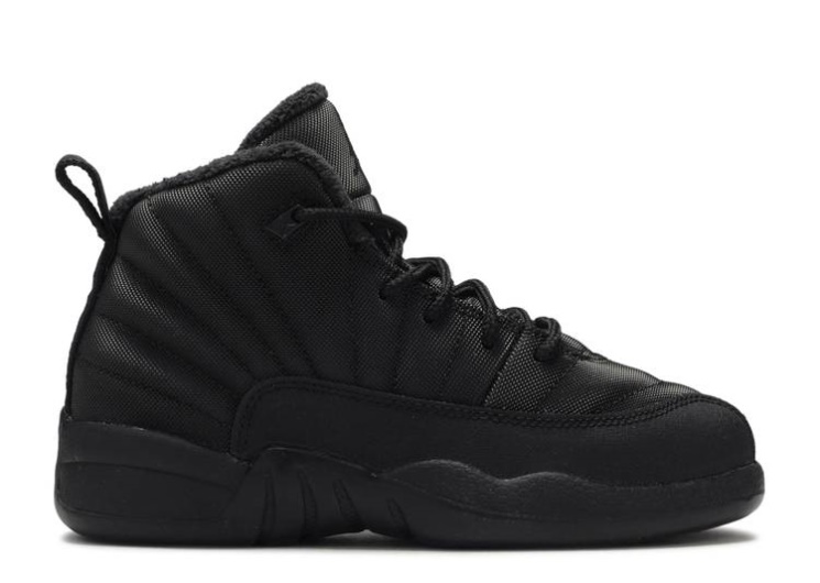 Air Jordan 12 Retro Winterized Ps - Triple Black