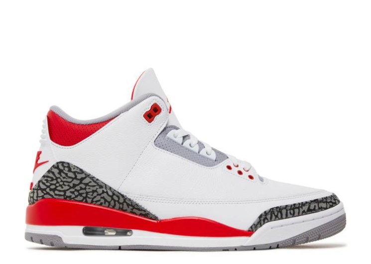 Air Jordan 3 Retro - Fire Red 2022