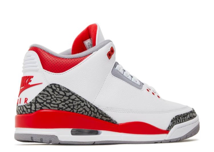 Air Jordan 3 Retro - Fire Red 2022