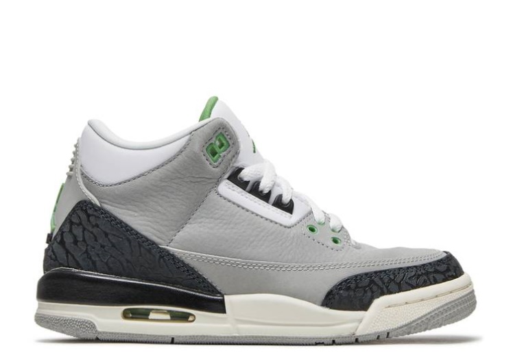 Air Jordan 3 Retro Gs - Chlorophyll