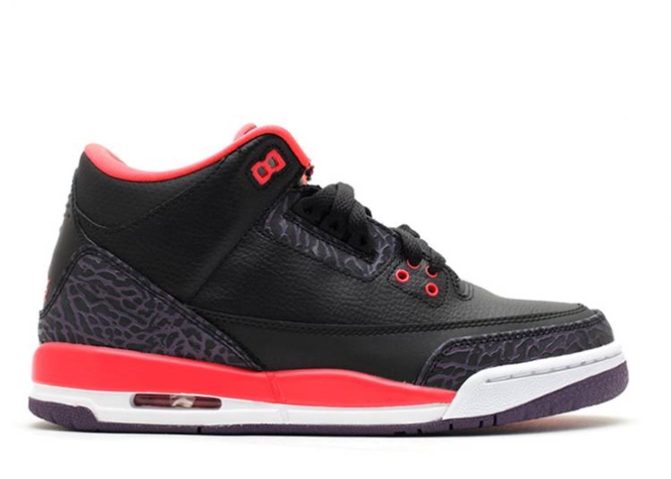 Air Jordan 3 Retro Gs - Crimson