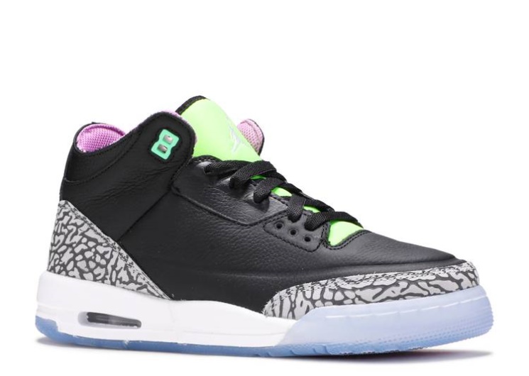 Air Jordan 3 Retro Gs - Electric Green