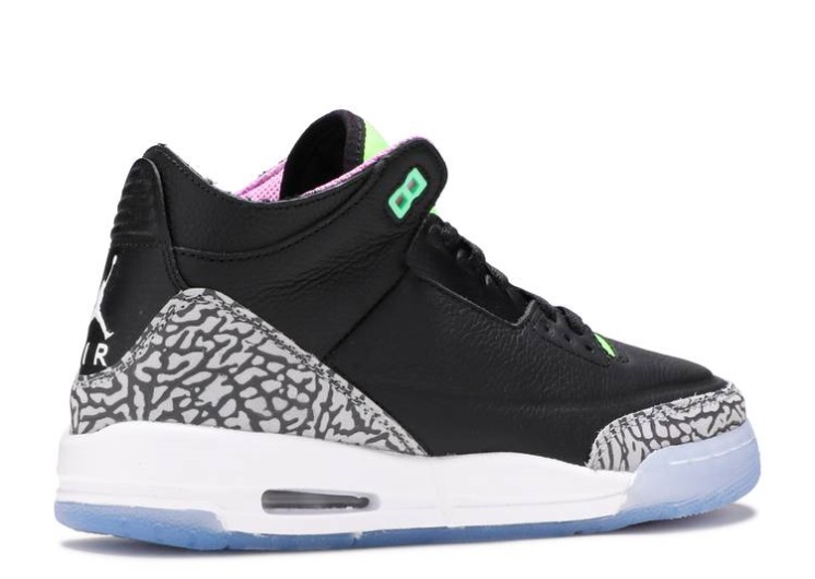Air Jordan 3 Retro Gs - Electric Green