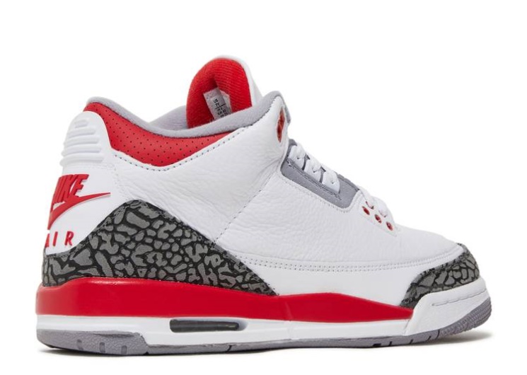 Air Jordan 3 Retro Gs - Fire Red 2022