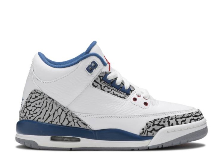 Air Jordan 3 Retro Gs - True Blue 2011