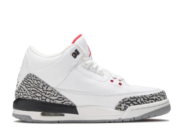 Air Jordan 3 Retro Gs - White Cement 2011